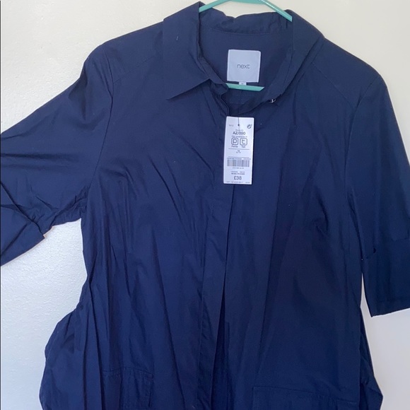 A size 16 ( Eur44) navy blue shirt dress. - Picture 2 of 8